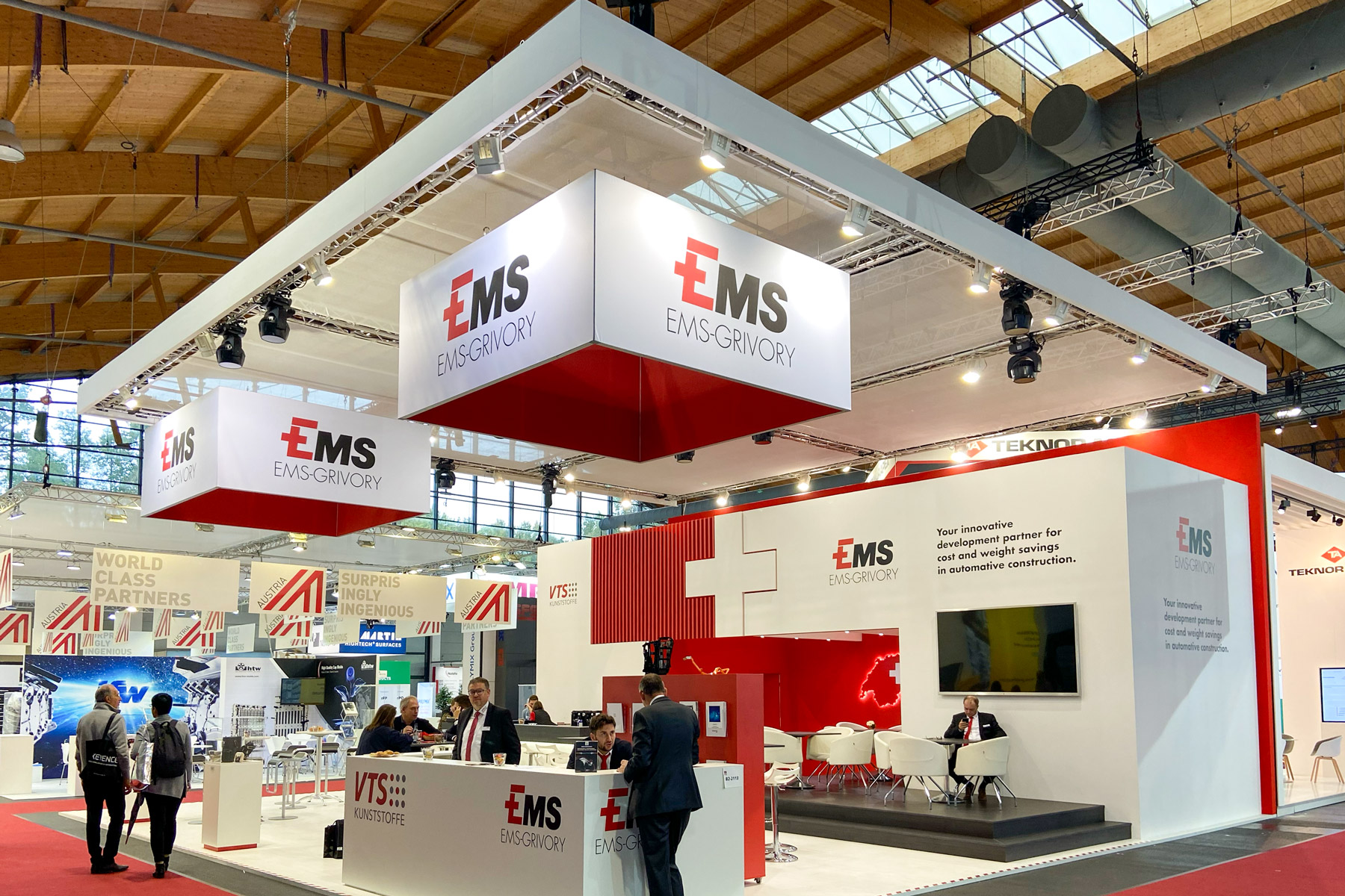 EMS Messe Standbeleuchtung